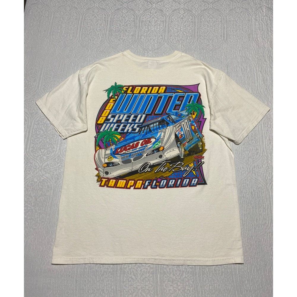 2008 Florida Winter Speed‎ Weeks On The Bay Tampa Racing T Shirt Men's Size XL